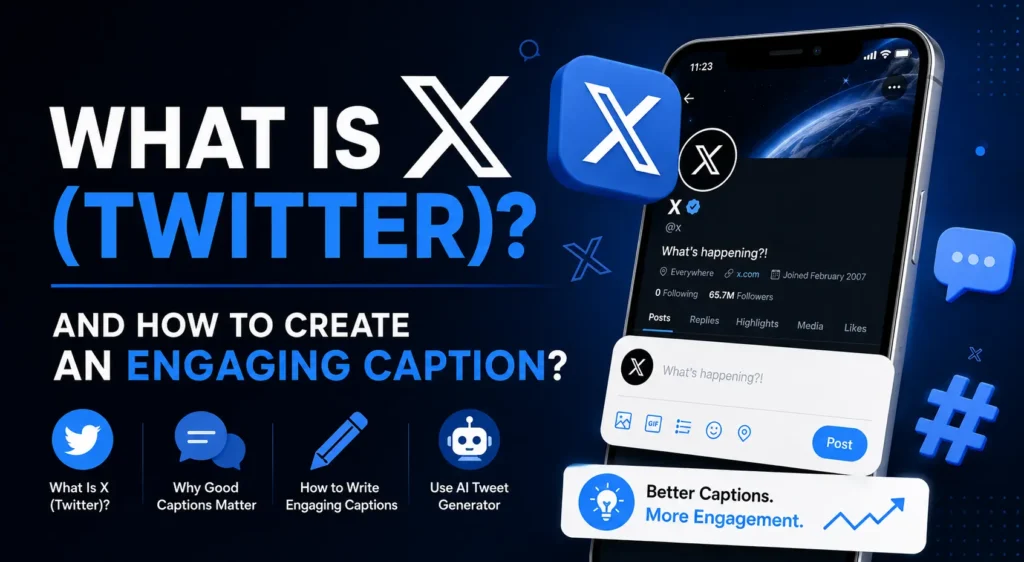 What Is X (Twitter) and How to Create an Engaging Caption?