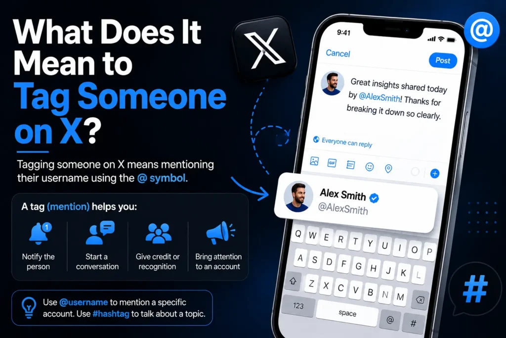 What Does It Mean to Tag Someone on X?
