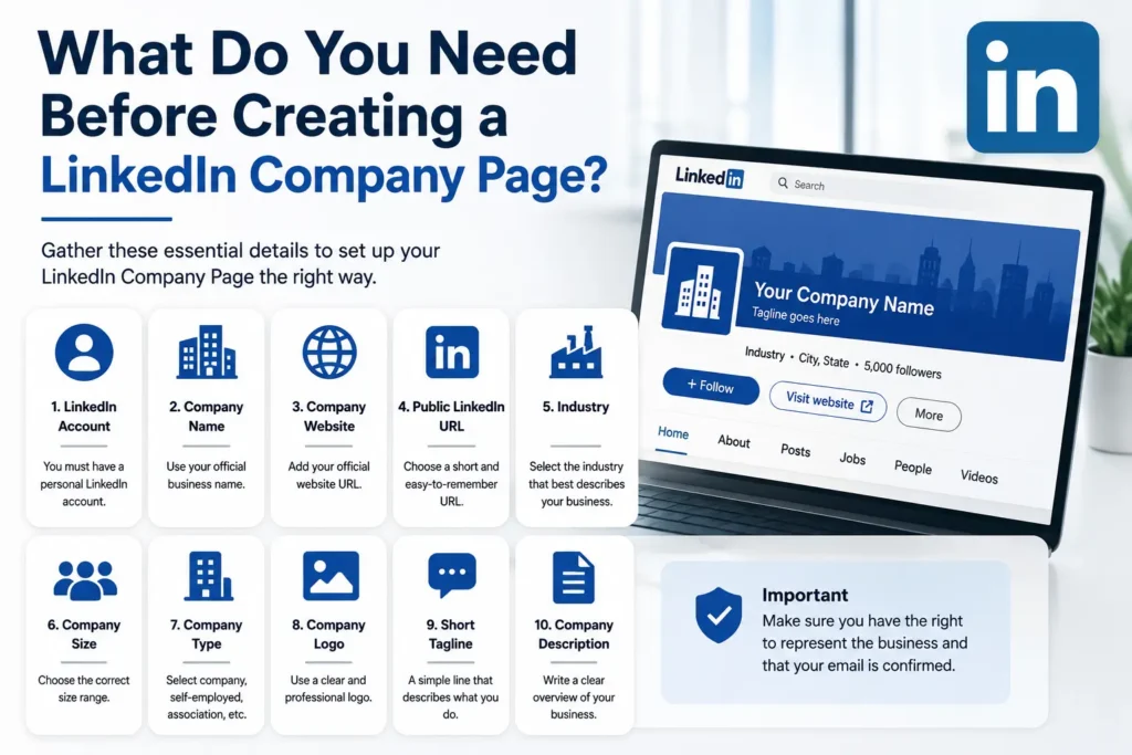 What Do You Need Before Creating a LinkedIn Company Page?