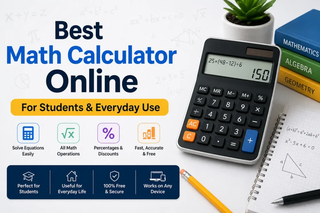 Best Math Calculator Online for Students & Everyday Use