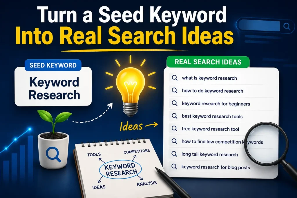 Turn a Seed Keyword Into Real Search Ideas
