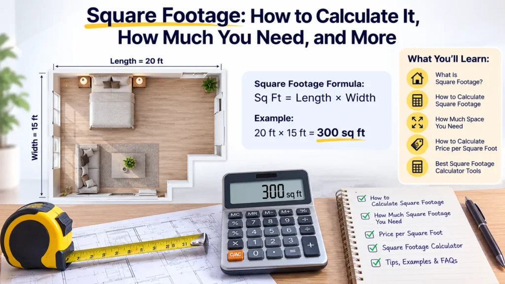 Square Footage: How to Calculate It, How Much You Need, and More